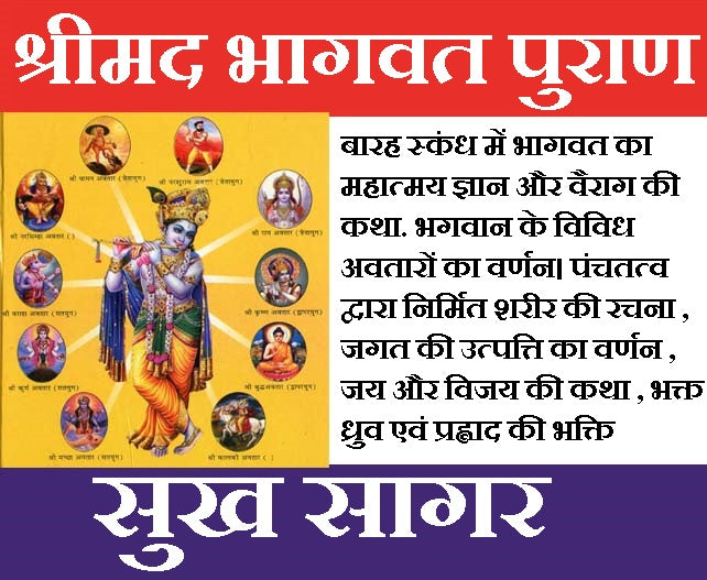 Bhagwad Mahapuran | Bhagwat Mahapuran | Shreemad Bhagwat Mahapuran |  श्रीमद्भागवत महापुराण: भगवान विष्णु व कृष्ण लीला कथाएँ - PoojaBooks.Com