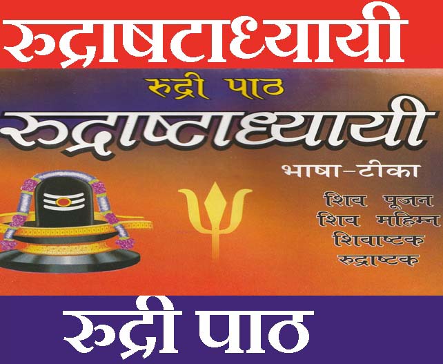 Rudra Ashtadhyayi | Rudraastadhayayi | Complete Vedic Hymns of Lord Shiva with Sanskrit and Hindi Meaning | श्री रुद्राष्टध्यायी: संस्कृत पाठ और हिंदी भावार्थ सहित | Rudraastaadhyayi | रुद्रा अभिषेक | Sanskrit and Hindi - PoojaBooks.Com