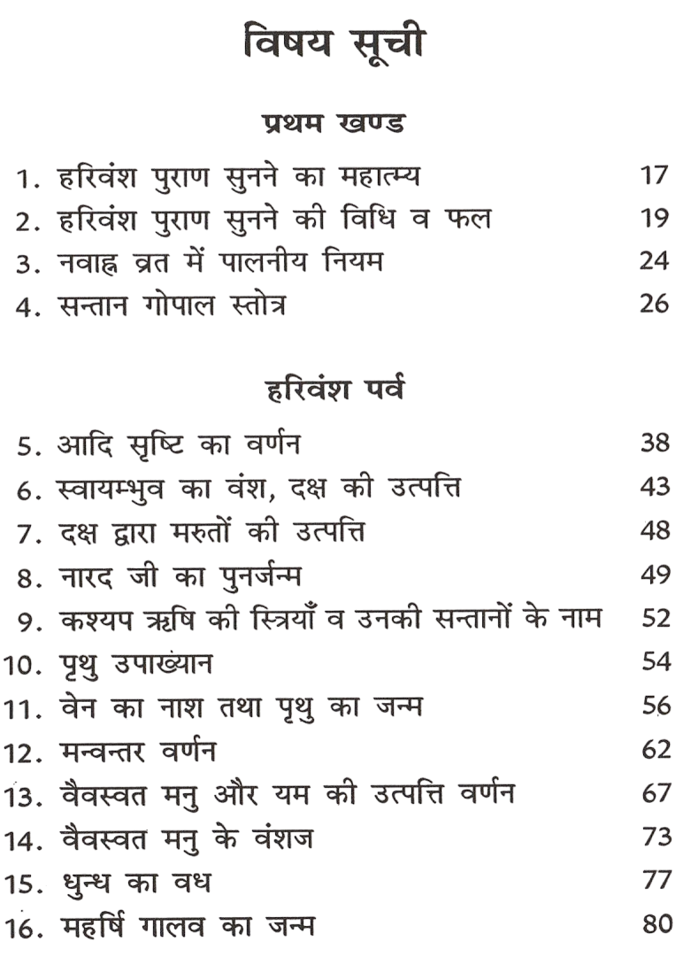 Harivansh Puran | श्री हरिवंश पुराण | Harivansh Puran Book In Hindi - PoojaBooks.Com