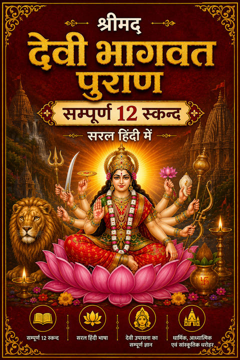 Devi Bhagwat Puran Hindi | Devi Bhagwat Mahapuran In Hindi | Shrimad Devi Bhagwat Mahapuran Book In Hindi - PoojaBooks.Com